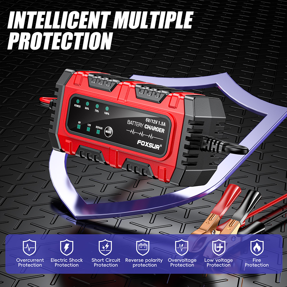 Bộ sạc ắc quy chì 6/12VDC FBC061215E