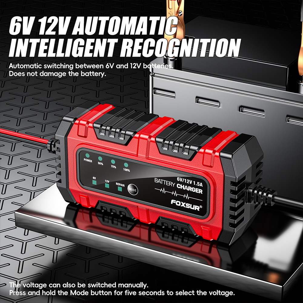 Bộ sạc ắc quy chì 6/12VDC FBC061215E