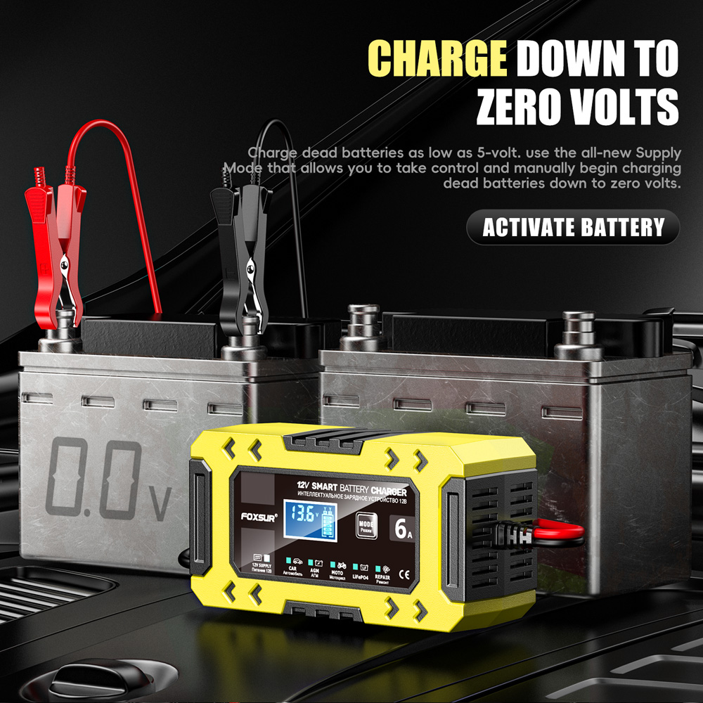 Bộ sạc ắc quy xe máy FBC1206F 12V 6A