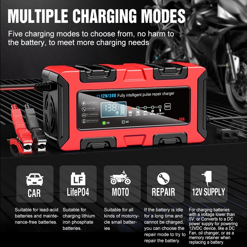 Bộ sạc ắc quy chì 12/24VDC BC122410F