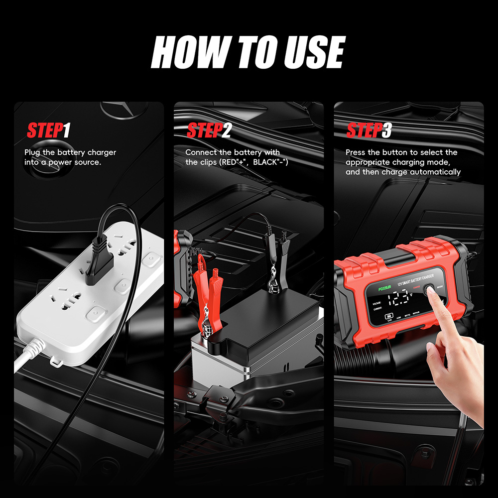 bo-sac-ac-quy-o-to-foxsur-12v-6a-man-hinh-ky-thuat-so