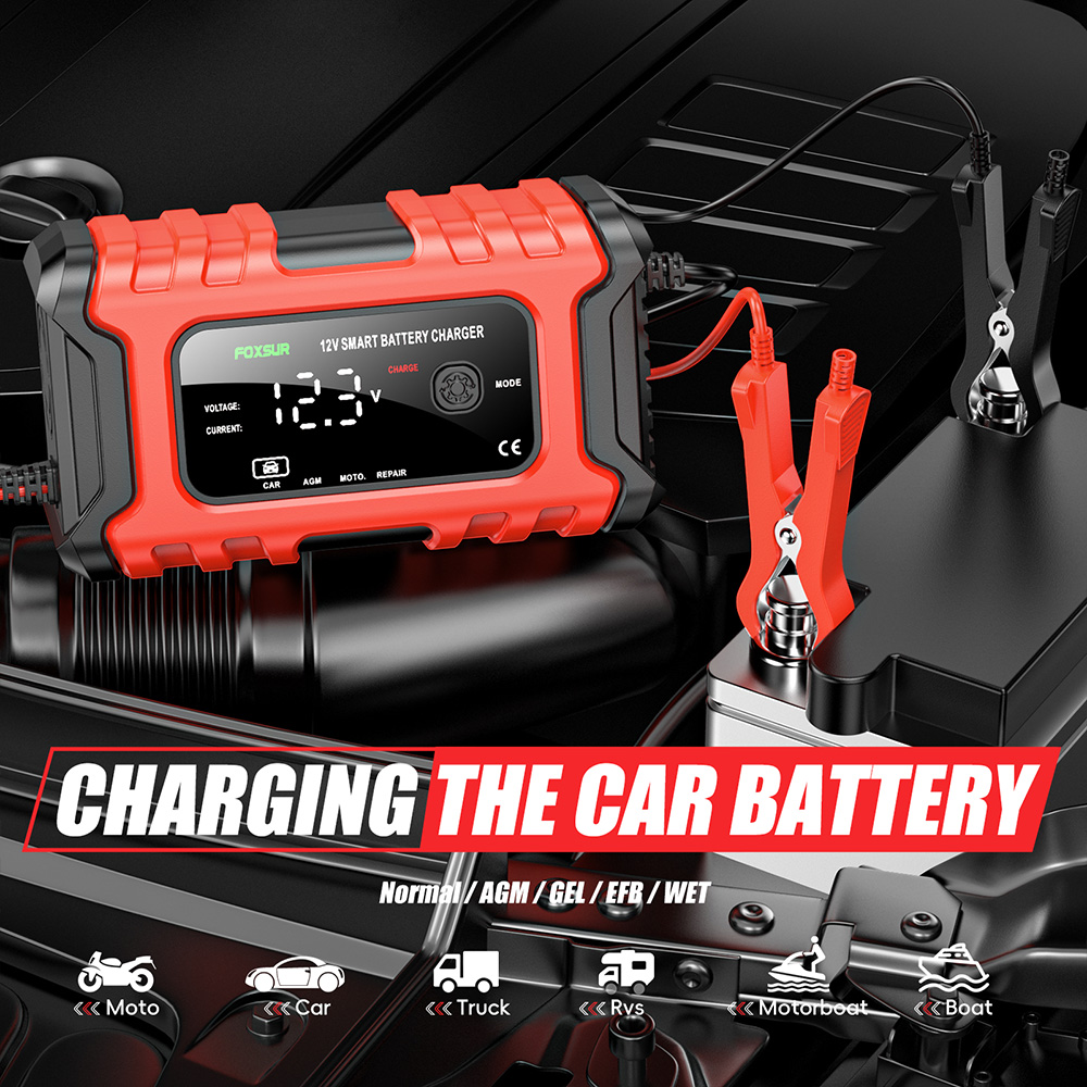 bo-sac-ac-quy-o-to-foxsur-12v-6a-man-hinh-ky-thuat-so